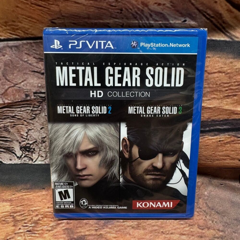 Metal Gear Solid HD Collection PS Vita Game Sealed New MGS 2 3 Kojima Konami